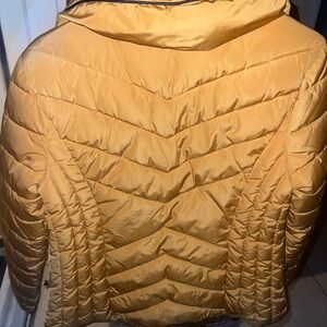 Guess by Marciano Shimmering Gold Puffer Jacket